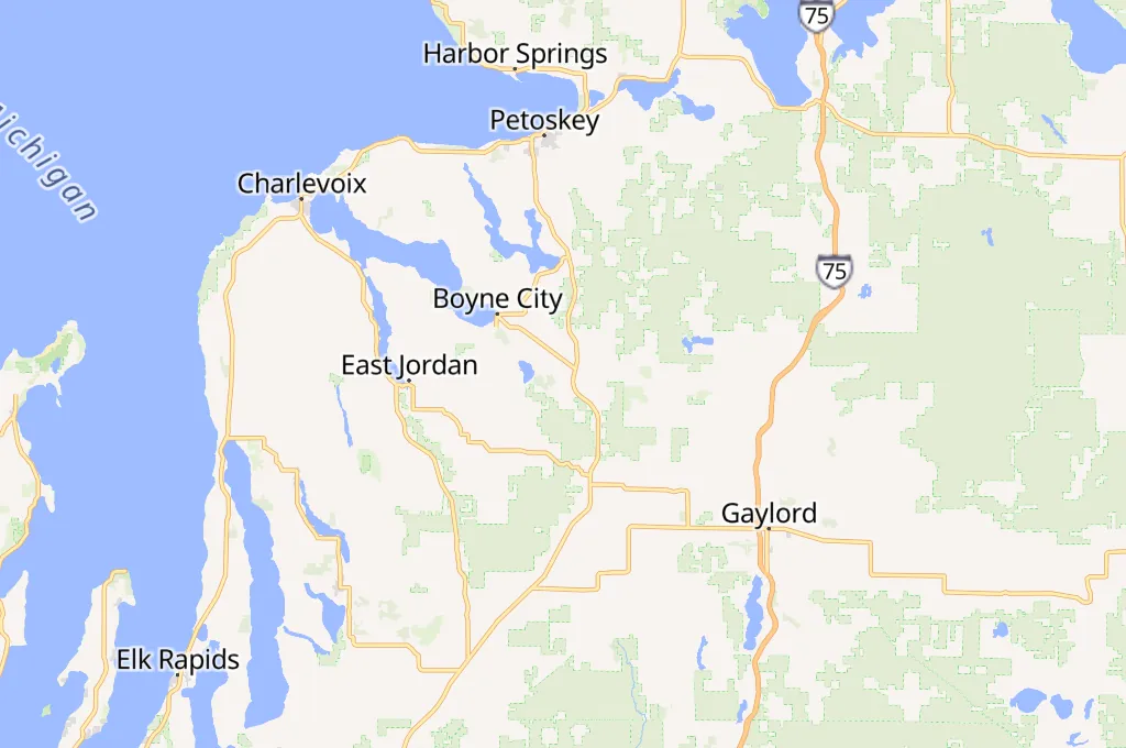 SkyBridge Michigan Area Map SkyBridge Michigan Area Map