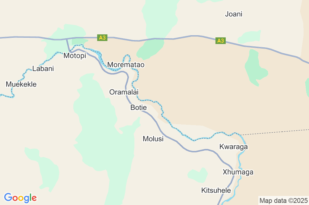 Meno-A-Kwena Tented Camp Area Map