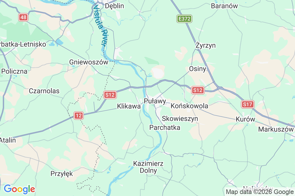 Puławy Area Map