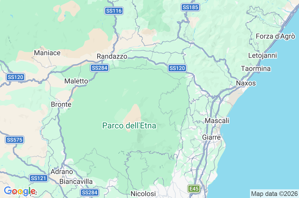Piano Provenzana Area Map