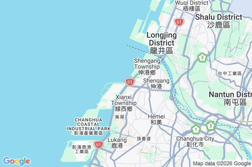 Changhua County Nature and Ecology Education Center Area Map Changhua County Nature and Ecology Education Center Area Map