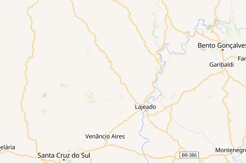 Ponte Rio Forqueta Area Map