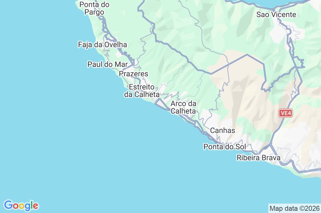 Calheta Marina Area Map
