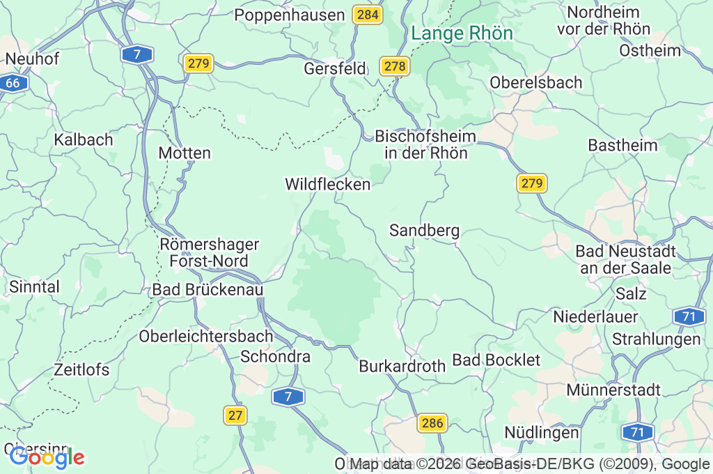 Kissinger Hütte Area Map