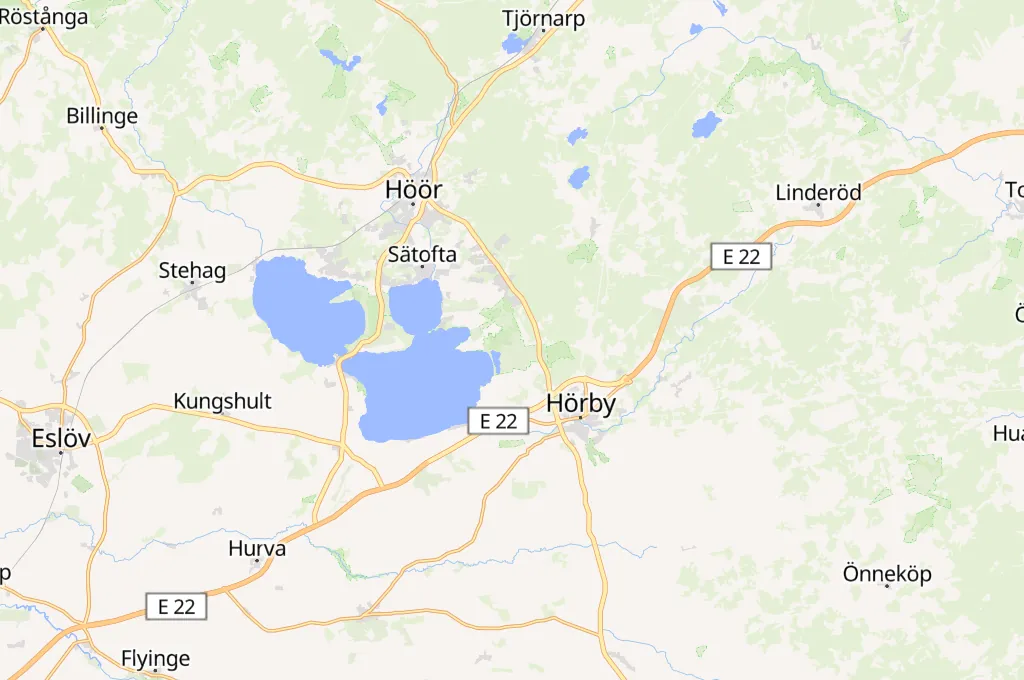 Fulltofta Stork Enclosure Area Map