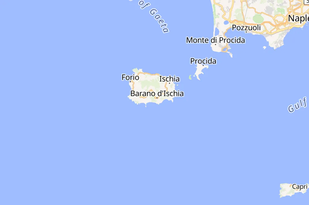 Maronti Beach Area Map