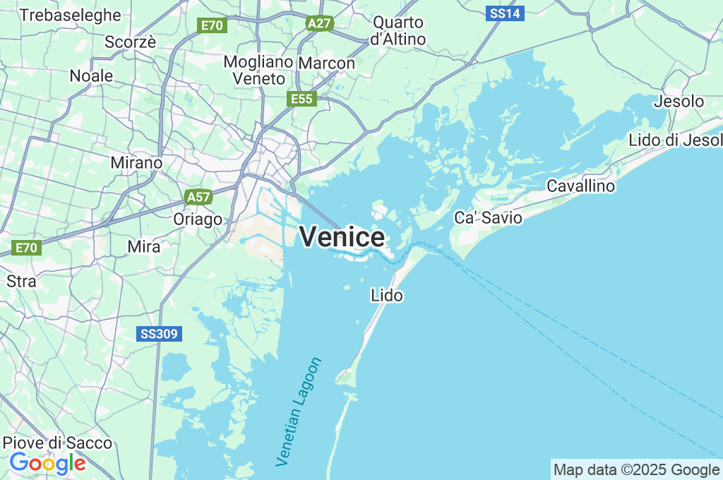Rialto Bridge Area Map