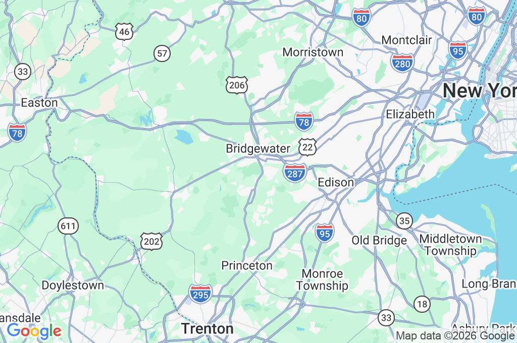 Duke Farms Area Map