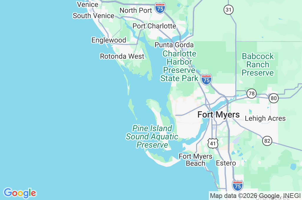 Four Winds Marina Area Map