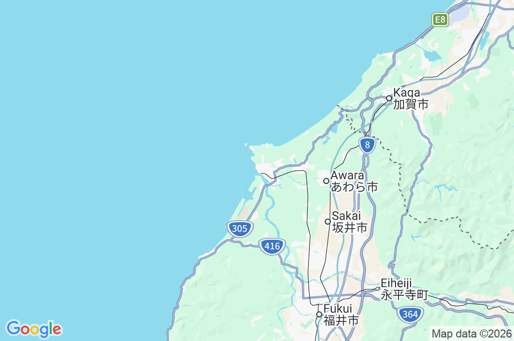 Mikuni Sunset Beach Area Map