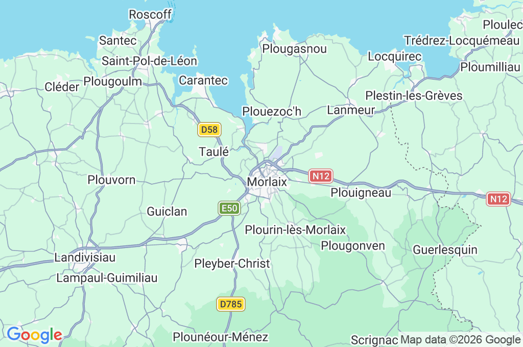 Port de Morlaix Area Map