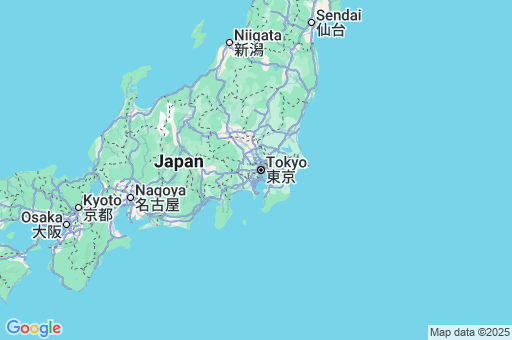 Map of Kanto Region