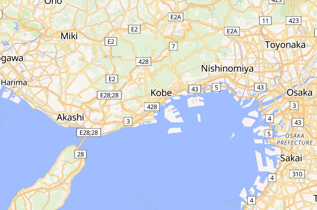 Meriken Park Area Map Meriken Park Area Map