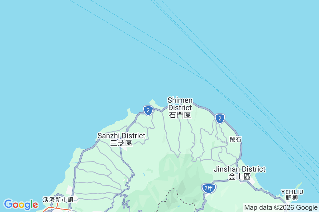 Laomei Green Reef Area Map Laomei Green Reef Area Map
