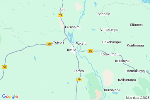 Map of Kittilä