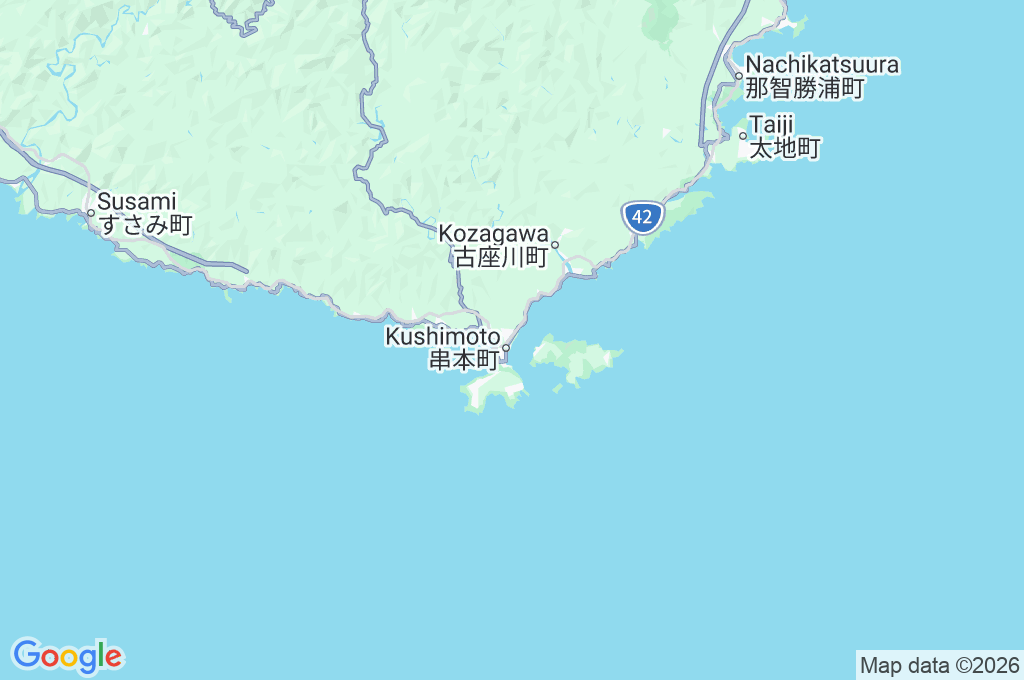 Kushimoto Port Area Map