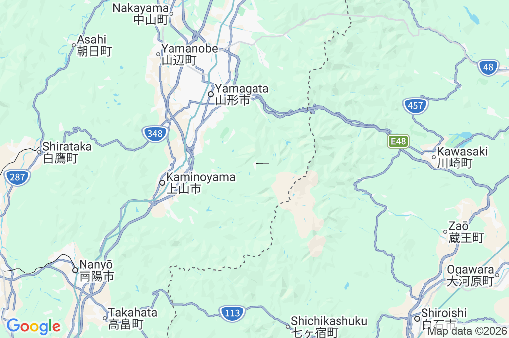 Zao Chuo Ropeway Area Map Zao Chuo Ropeway Area Map