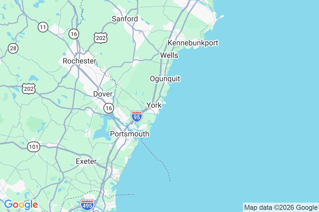 York Beach Area Map