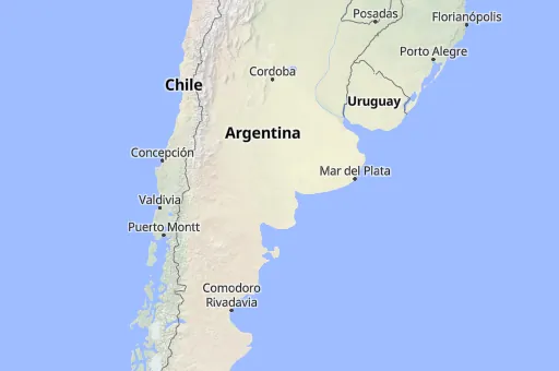 Map of Argentina