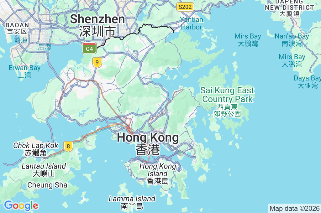 Sha Tin Area Map