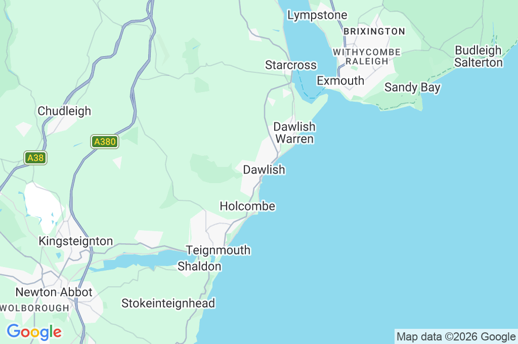 Dawlish Area Map