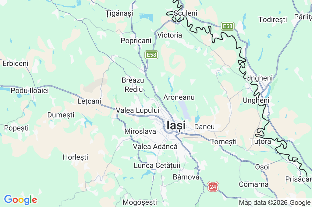 USV Iași Campus Area Map