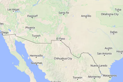 Map of Chihuahua