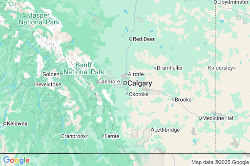Map of Alberta