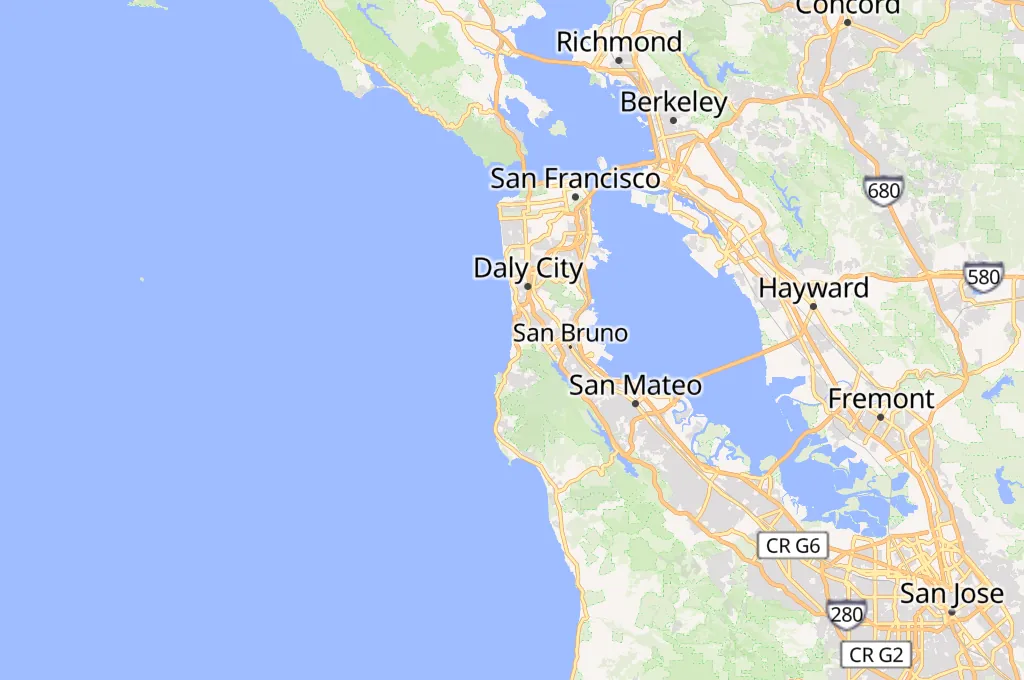 Sharp Park Beach Area Map Sharp Park Beach Area Map