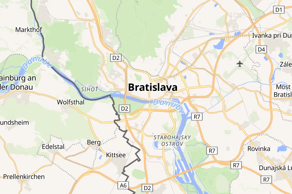 Bratislava Castle Area Map Bratislava Castle Area Map