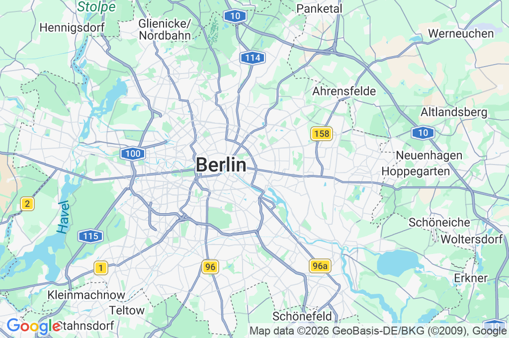 Frankfurter Tor Area Map Frankfurter Tor Area Map