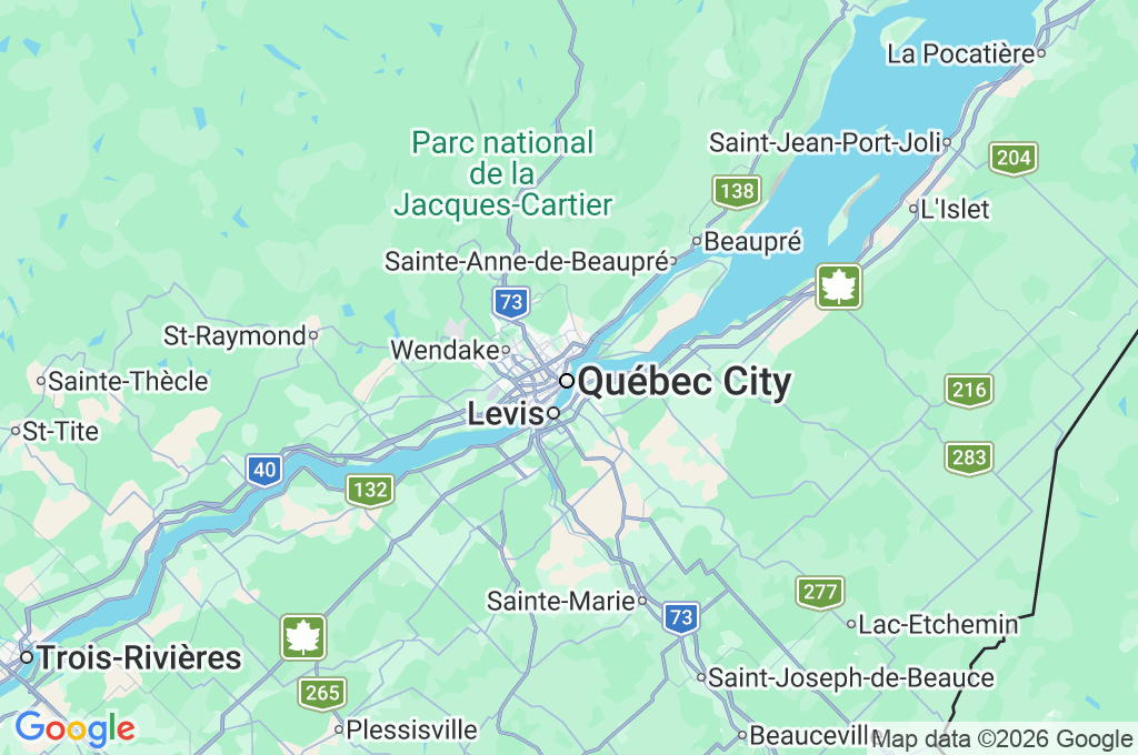 Port of Québec Area Map