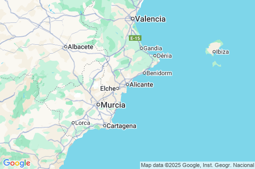Map of Alicante
