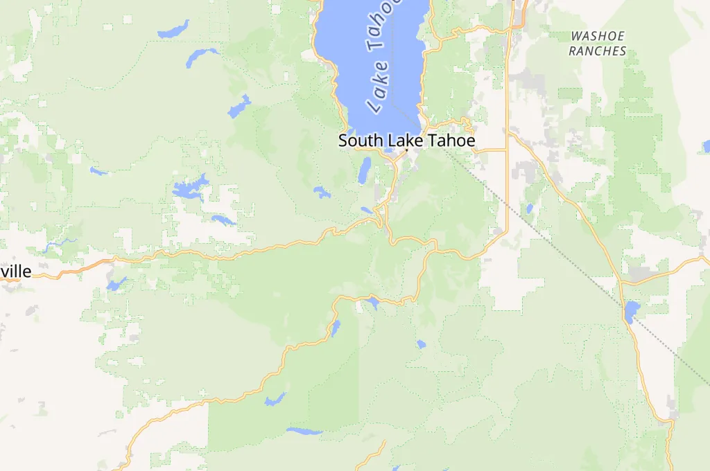 Sierra-at-Tahoe Resort Area Map