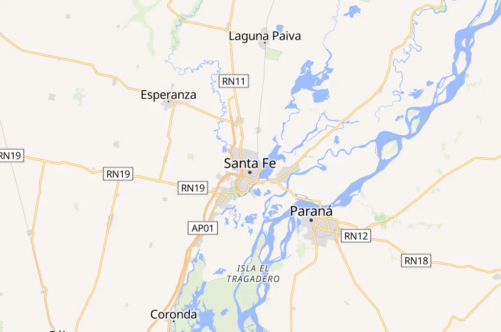 Belgrano Area Map