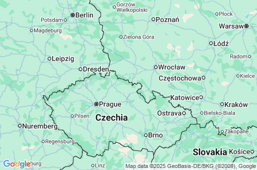 Map of Hradec Králové Region