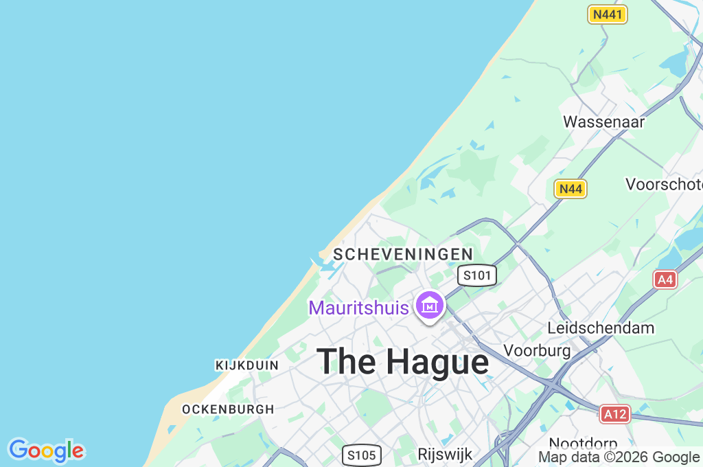Scheveningen Area Map