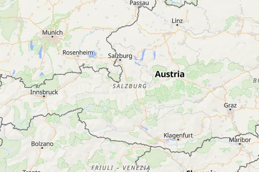 Map of Salzburg