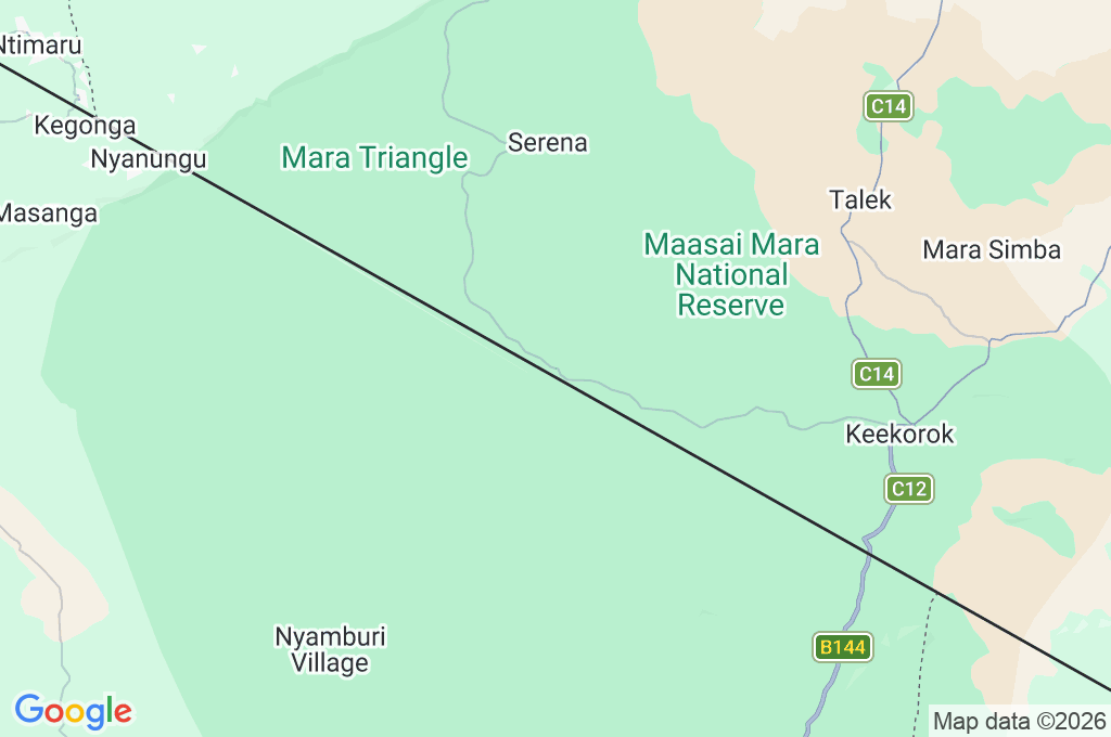 Maasai Mara National Reserve Area Map Maasai Mara National Reserve Area Map