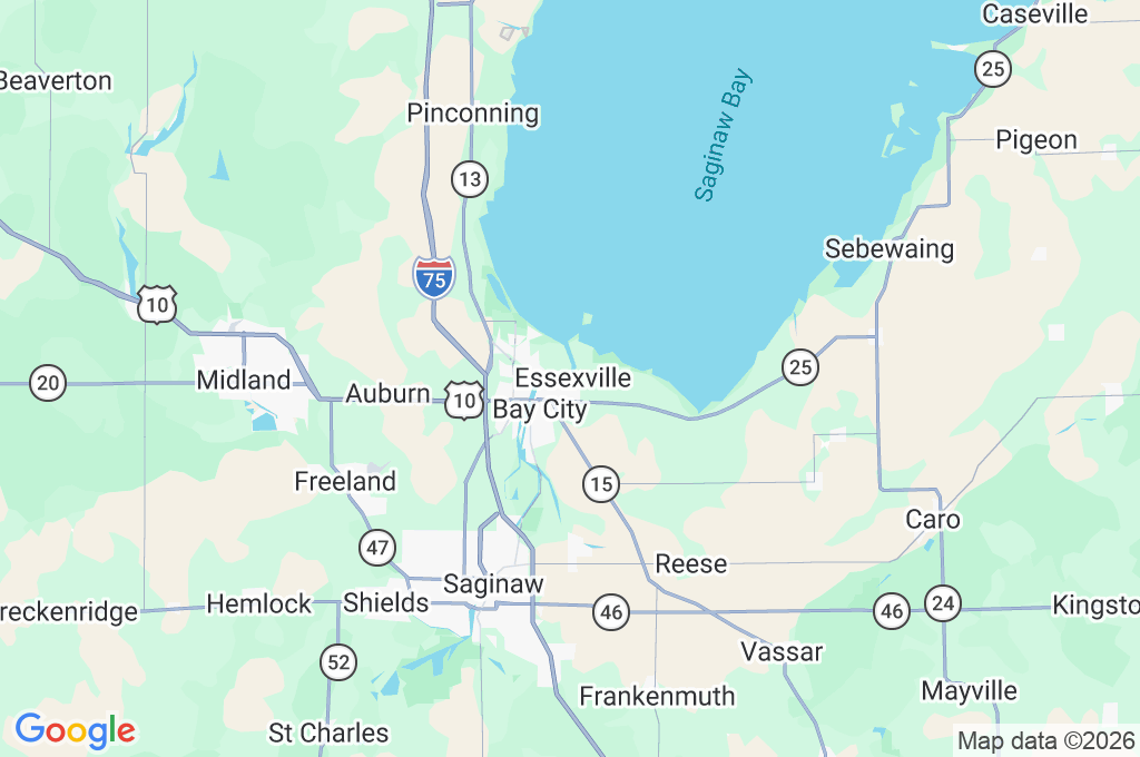 Essexville Area Map