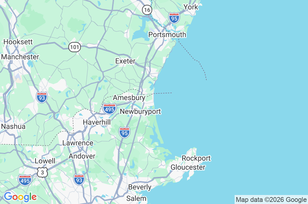 Salisbury Beach Area Map Salisbury Beach Area Map
