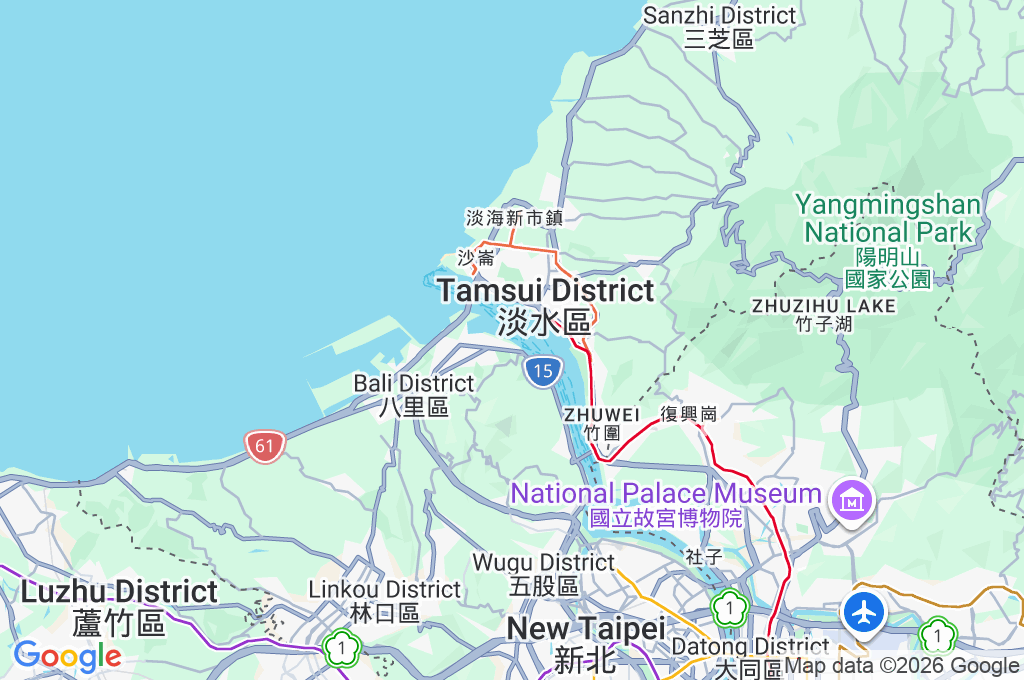 Bali Left Bank Area Map