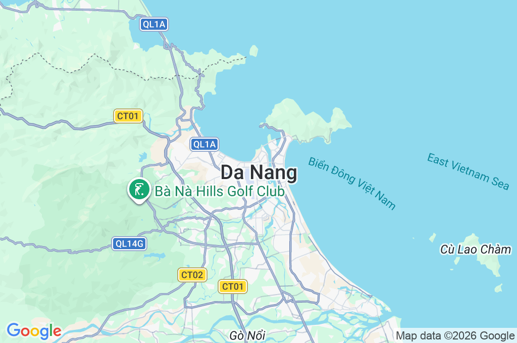 Da Nang Area Map
