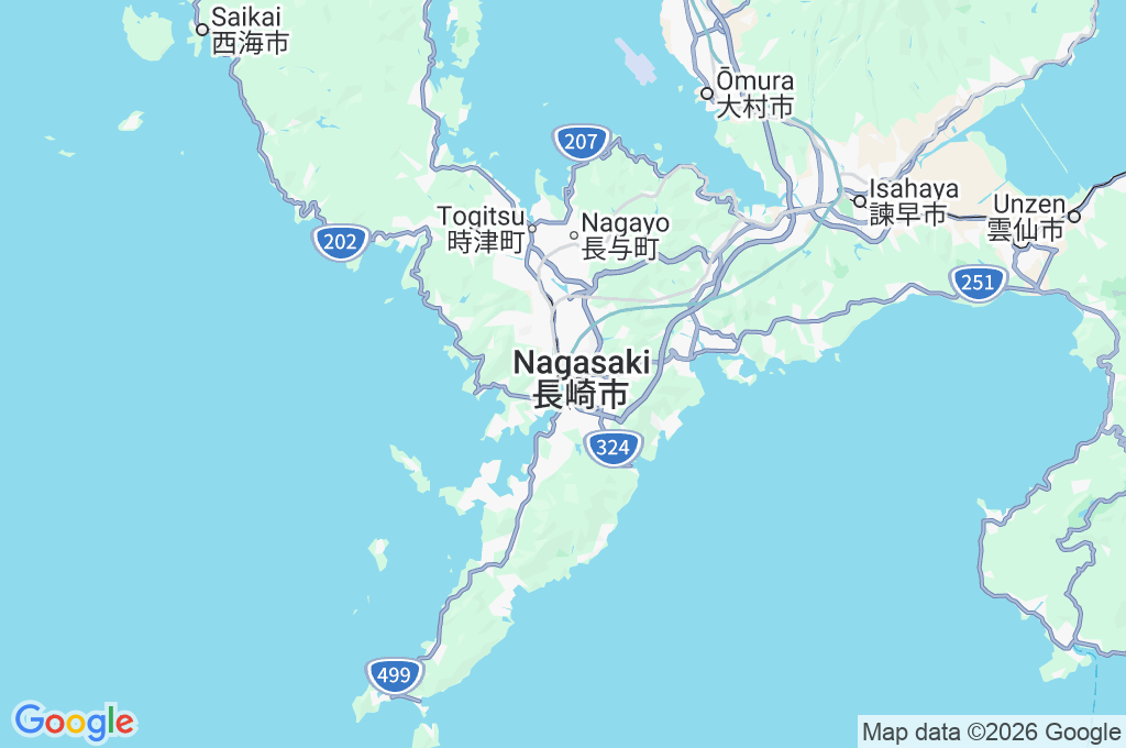 Nagasaki Station Area Map