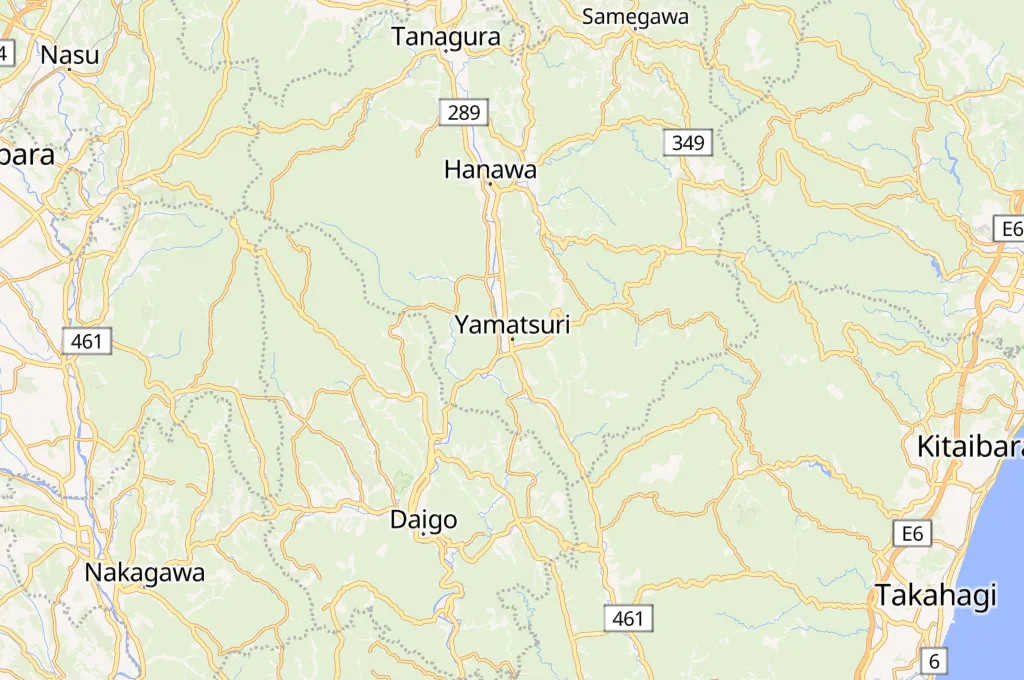 Yamatsuri Area Map