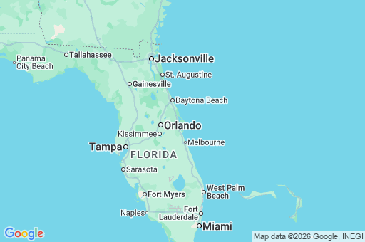 Map of Brevard County