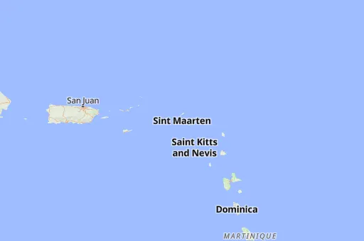 Map of Sint Maarten