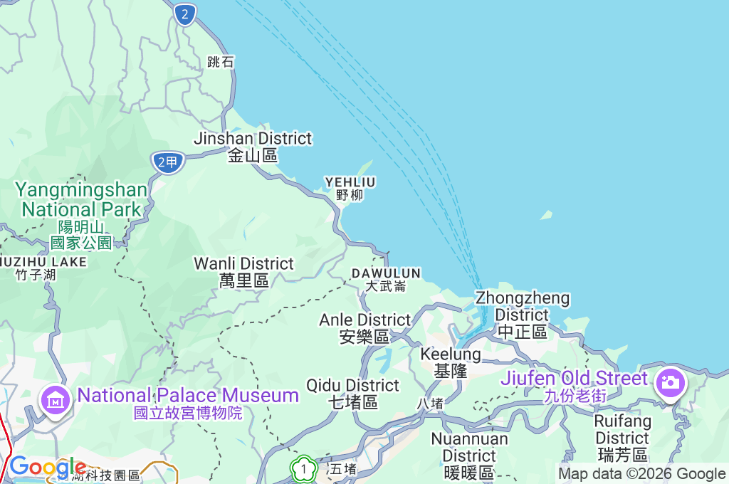 Wanli Fishing Harbor Area Map