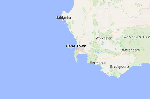 Map of Cape Town