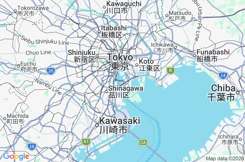 Daiba Area Map Daiba Area Map